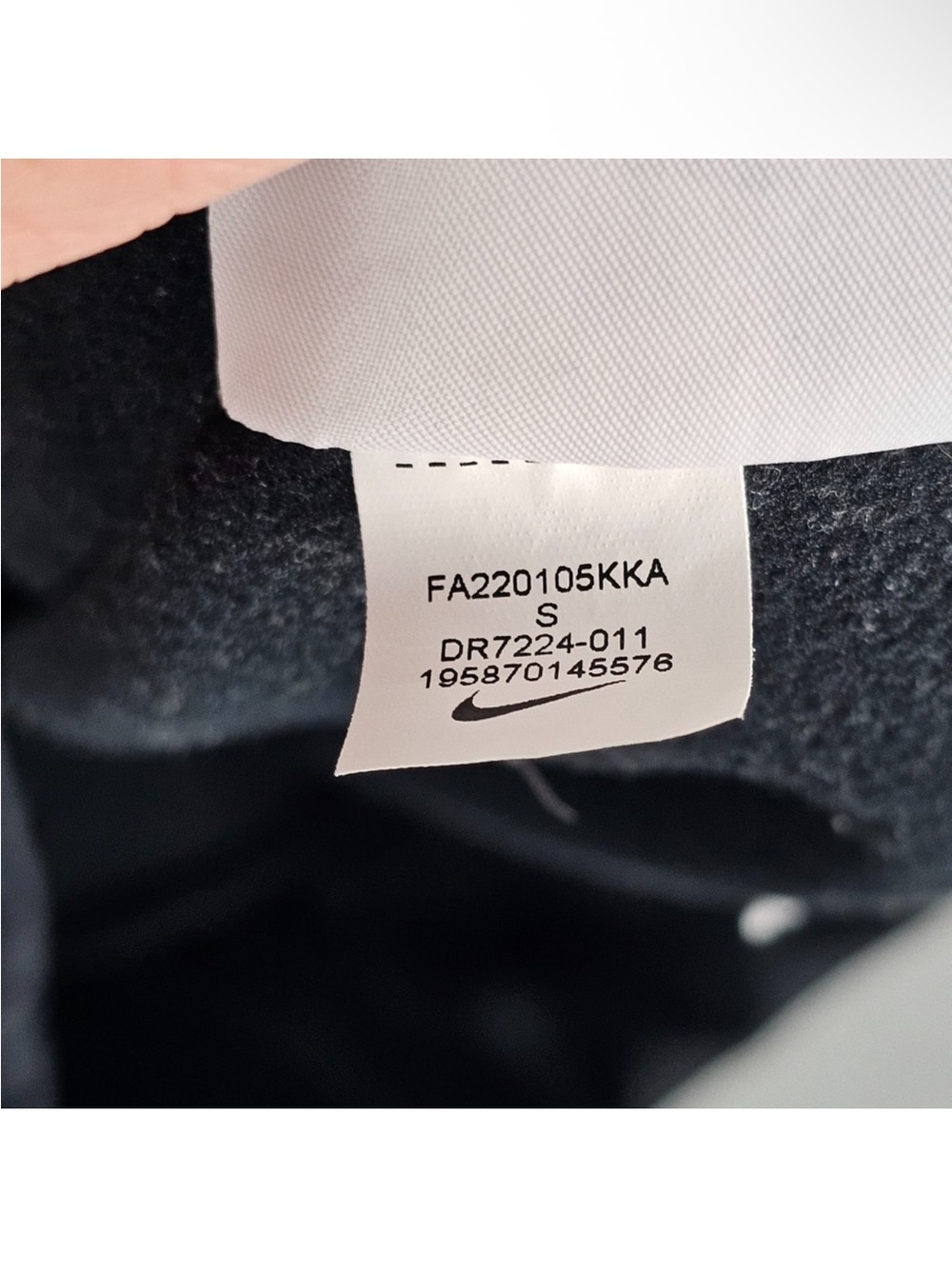 NIKE Men’s Therma Fit Starting 5 Hoodie in Black with Bold White Logo Size Large - Picture 9 of 12
